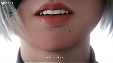 Androide de 3d se deja llenar de leche en creampie caliente