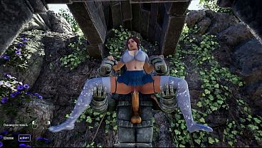 Estatua gigante empotra a Lara Croft el culo en isla