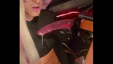 Mara Jade se traga tu polla de nueve pulgadas hasta las pelotas
